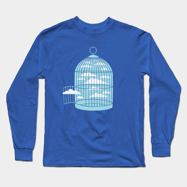 Free as a Bird Long Sleeve T-Shirt by Thepapercrane